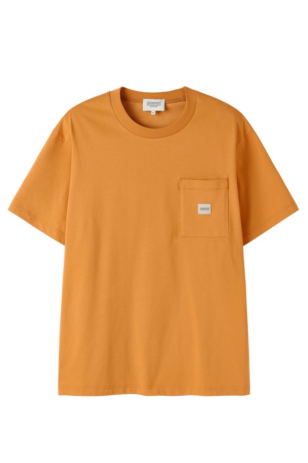 BROMPTON LONDON - 반팔티셔츠 - BASIC HALF SLEEVE T-SHIRT - ORANGE (P252UTS431)