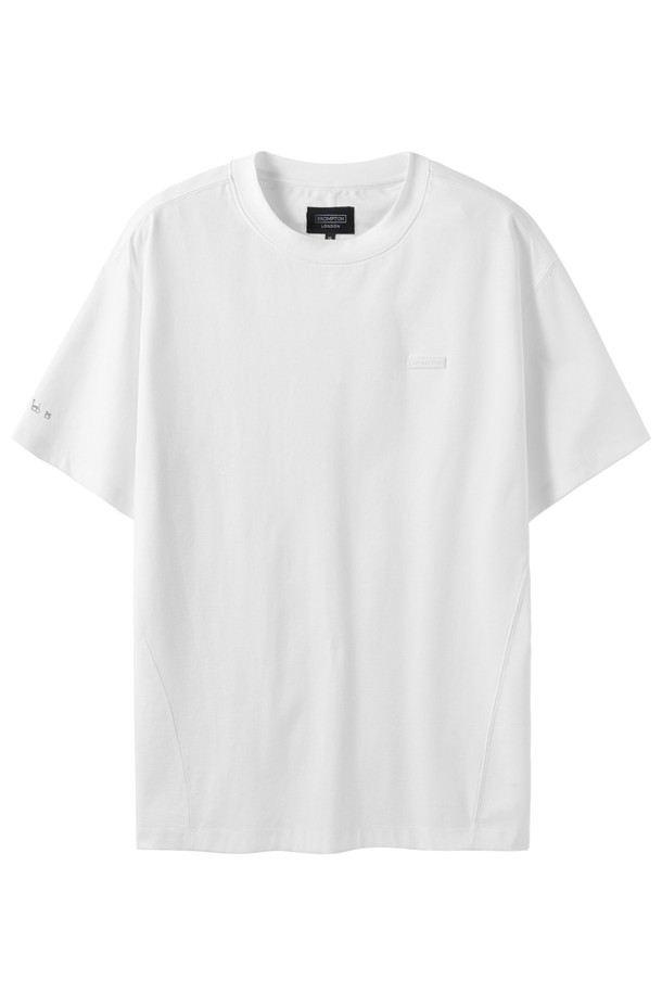 BROMPTON LONDON - 반팔티셔츠 - SUFIMA ROUND T-SHIRT - WHITE (P252MTS130)