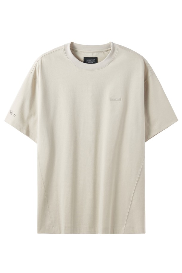 BROMPTON LONDON - 반팔티셔츠 - SUFIMA ROUND T-SHIRT - L/GREY (P252MTS130)