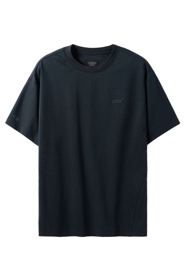 BROMPTON LONDON - 반팔티셔츠 - SUFIMA ROUND T-SHIRT - BLACK (P252MTS130)