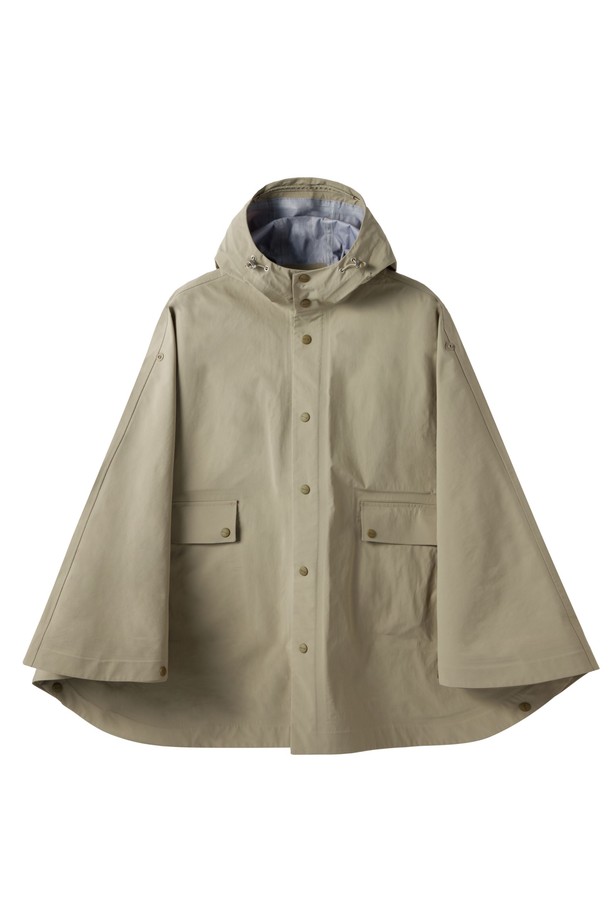 BROMPTON LONDON - 코트 - W PONCHO RAIN COAT - BEIGE (P255WCT132)