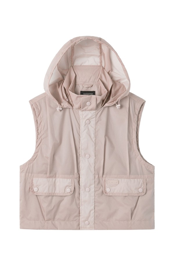 BROMPTON LONDON - 베스트 - W COOLWAVE CROPPED VEST - CORAL (P252WVT186)