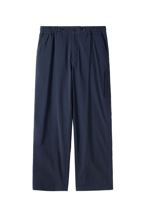 BROMPTON LONDON - 캐주얼팬츠 - LIGHTWEIGHT NYLON TROUSERS - NAVY (P252MPT184)