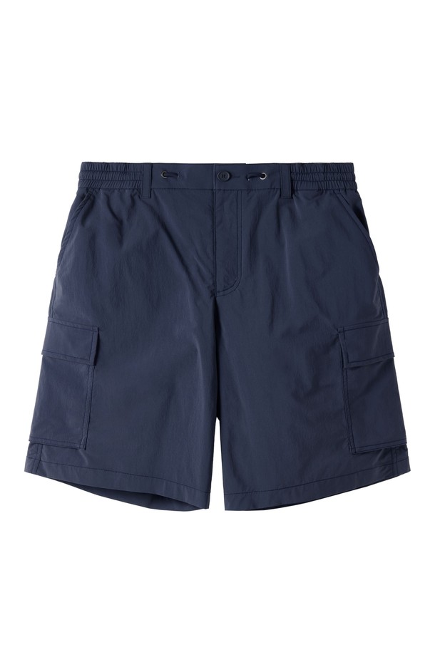 BROMPTON LONDON - 하프팬츠 - LIGHTWEIGHT NYLON SET SHORT - NAVY (P252UHP184)