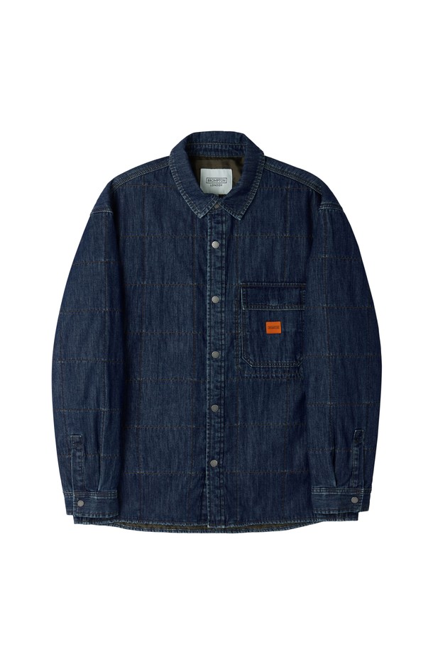 인디고 컬러의 DENIM PADDED SHACKET (데님 패디드 셔켓)입니다. 남성용 셔켓으로, 캐주얼, 미니멀, 클래식 스타일을 연출하기 좋습니다. 봄, 가을, 겨울 계절에 두껍게 착용하기 좋으며, 데일리룩이나 출근룩으로 활용하기 좋습니다. 무지 디자인에 레귤러 핏으로 제작되었으며, 버튼 여밈 방식과 긴 소매 기장이 특징입니다. 외부 포켓과 스티치 디테일, 패딩 안감으로 보온성을 더했습니다.
