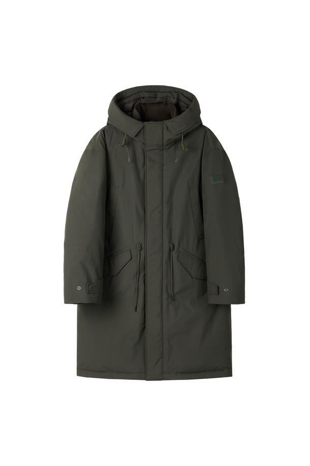 CODURA 롱 다운 점퍼 - 다크카키 (P254MDW458)는 캐주얼 및 미니멀 스타일을 지향하는 공용 다운 점퍼입니다. 겨울철 보온과 방수 기능을 갖춘 두꺼운 두께감의 롱 기장 제품으로, 일상생활에서 활용하기 좋습니다. 나일론 소재를 사용하여 제작되었으며, 지퍼 여밈 방식과 레귤러핏으로 편안한 착용감을 제공합니다. 후드와 포켓 디테일이 있으며, 다크카키 컬러의 무지 디자인으로 다양한 스타일 연출에 용이합니다. 긴 소매 기장으로 한겨울에도 따뜻하게 입을 수 있는 다운 점퍼입니다.
