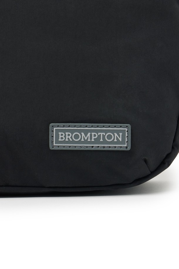 BROMPTON LONDON - 숄더/크로스백 - REPLECTIVE STRING CROSS BAG - BLACK (P255ACR101)