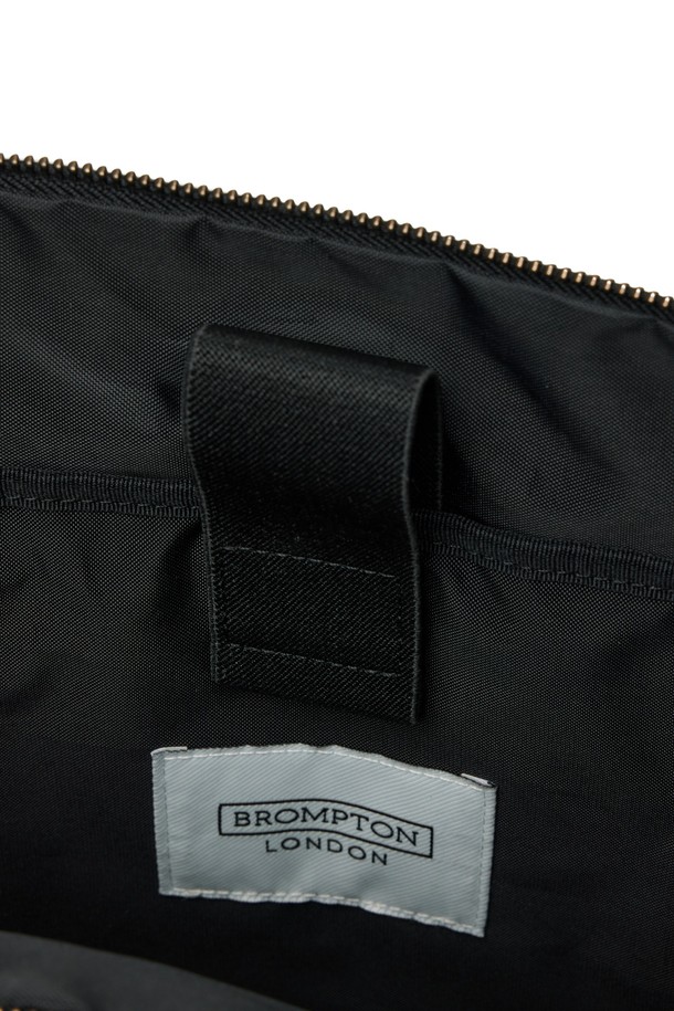 BROMPTON LONDON - 토트백 - TWO POCKET TOTE BAG - BLACK (P255ATO401)