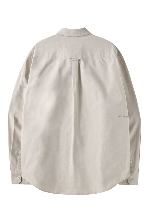 BROMPTON LONDON - 긴팔셔츠 - OXFORD SHIRT - BEIGE (P251MSH401)