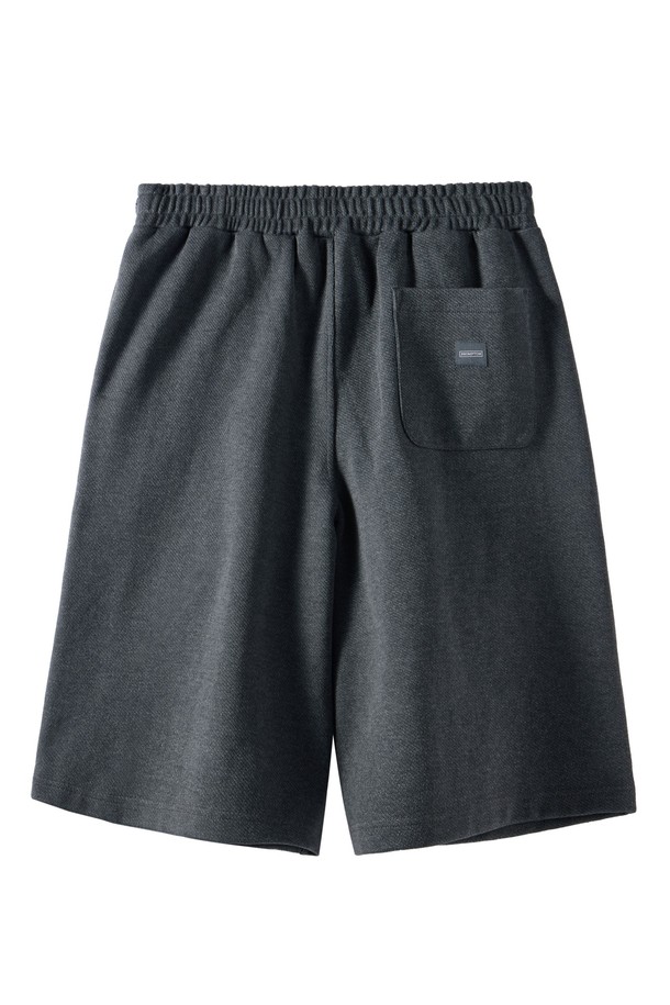 BROMPTON LONDON - 하프팬츠 - DIAGONAL JACQUARD SHORT - CHARCOAL (P251UHP460)