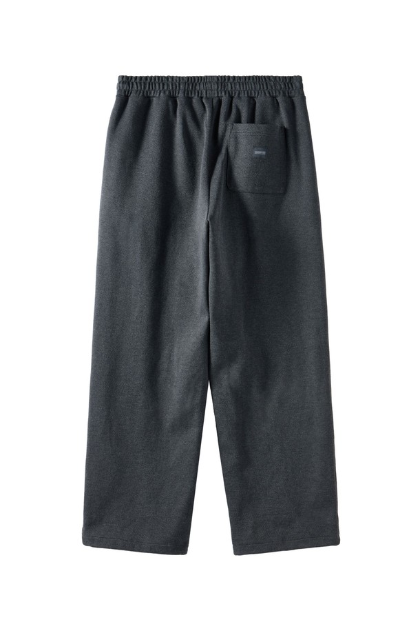 BROMPTON LONDON - 캐주얼팬츠 - DIAGONAL JACQUARD TROUSERS - CHARCOAL (P251UPT460)