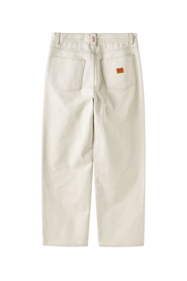 BROMPTON LONDON - 데님 - 1975 STRAIGHT DENIM TROUSERS - IVORY (P251MDP461)