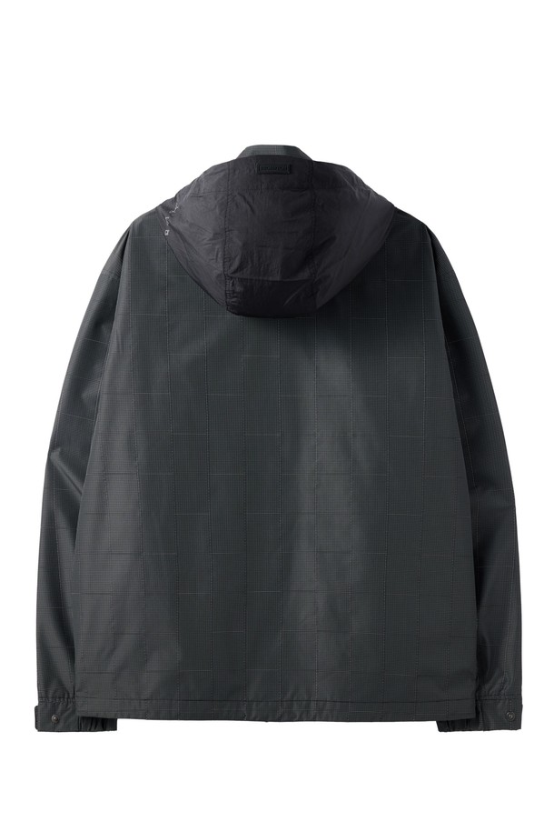 BROMPTON LONDON - 블루종/점퍼 - REFLECTIVE HOOD BUILT-IN JUMPER - BLACK (P251MJP161)