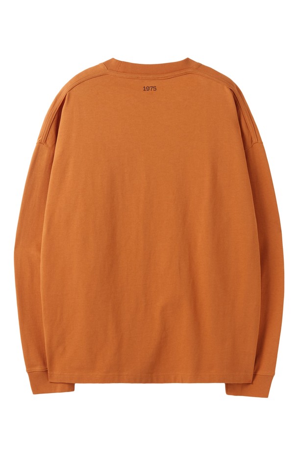 BROMPTON LONDON - 긴팔티셔츠 - 1975 LONG SLEEVES T-SHIRT  - ORANGE (P251UTS402)