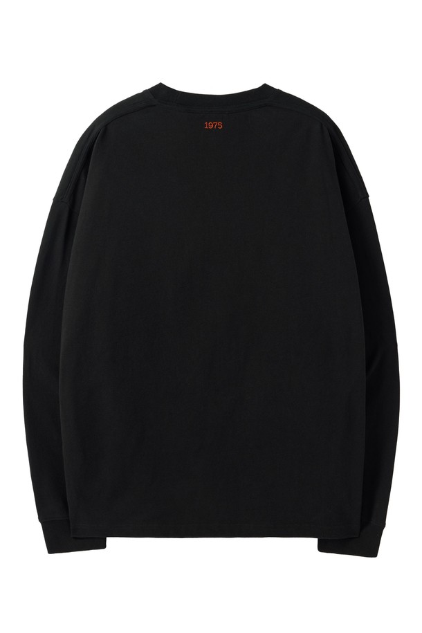 BROMPTON LONDON - 긴팔티셔츠 - 1975 LONG SLEEVES T-SHIRT  - BLACK (P251UTS402)