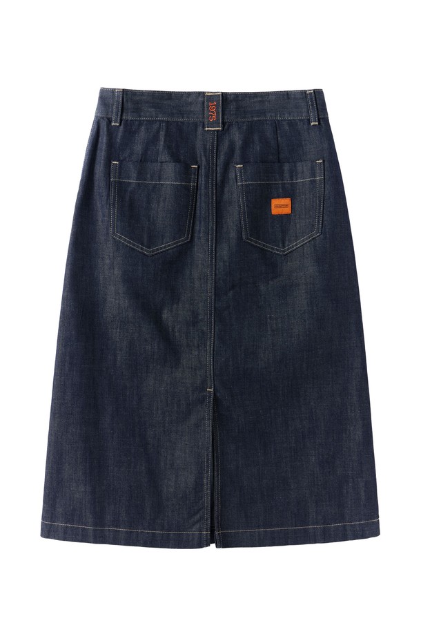 BROMPTON LONDON - 미디스커트 - W 1975 DENIM SKIRT - INDIGO (P251WSK463)