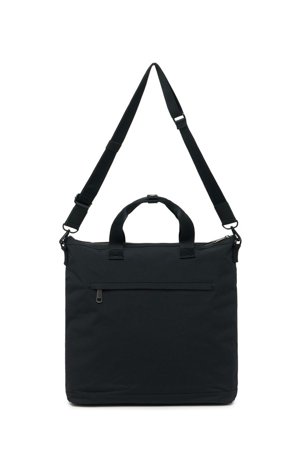 BROMPTON LONDON - 토트백 - TWO POCKET TOTE BAG - BLACK (P255ATO401)