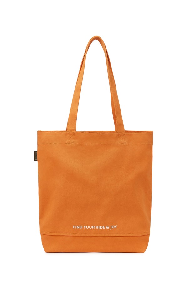 BROMPTON LONDON - 에코/캔버스백 - COLOR BLOCK LOGO ECOBAG - ORANGE (P255ATO402)