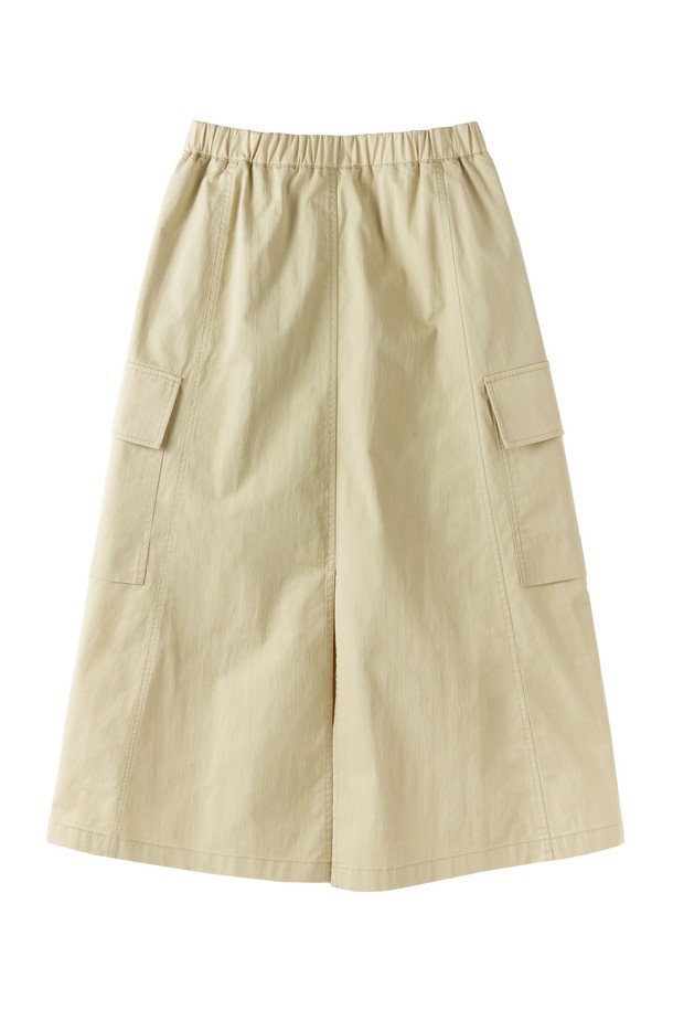 BROMPTON LONDON - 미디스커트 - W BRITISH CAMPER CARGO SKIRT - BEIGE (P252WSK481)