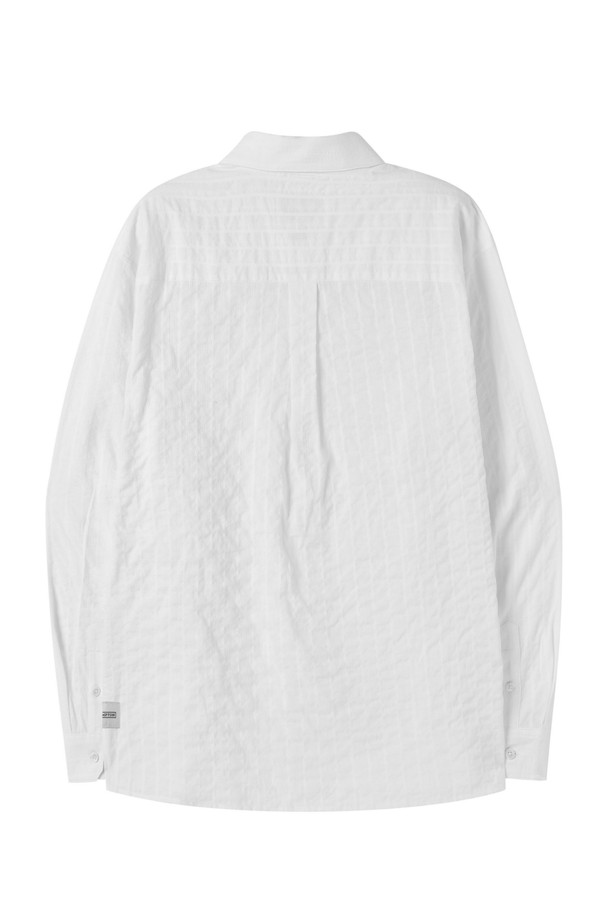 BROMPTON LONDON - 반팔셔츠 - SUMMER LONG SLEEVE - WHITE (P252MSH430)