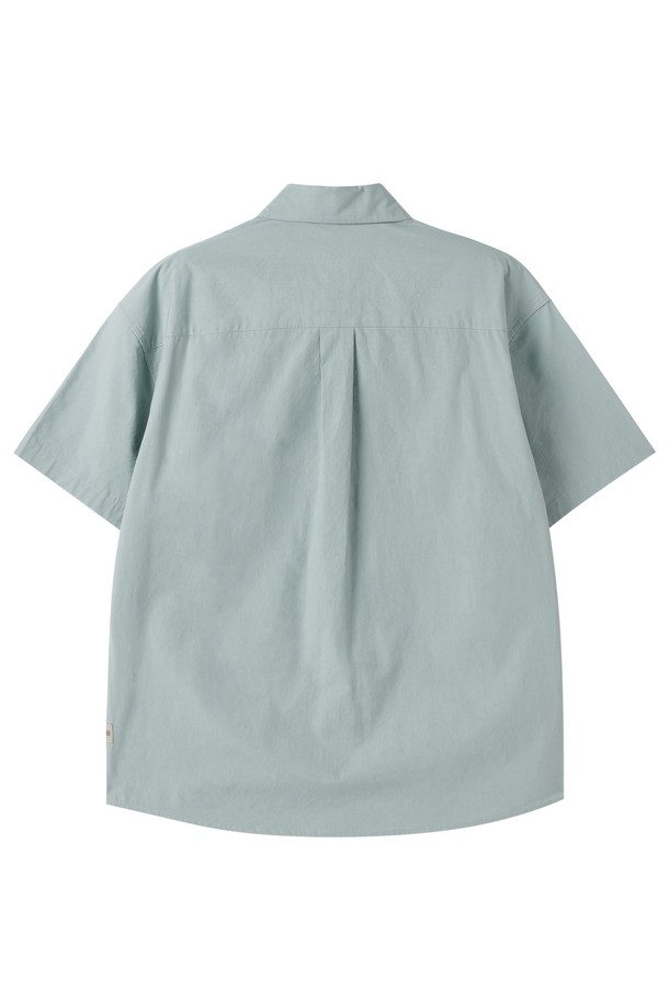 BROMPTON LONDON - 반팔셔츠 - BIOWASHED HALF SLEEVE SHIRT - MINT (P252MSH433)