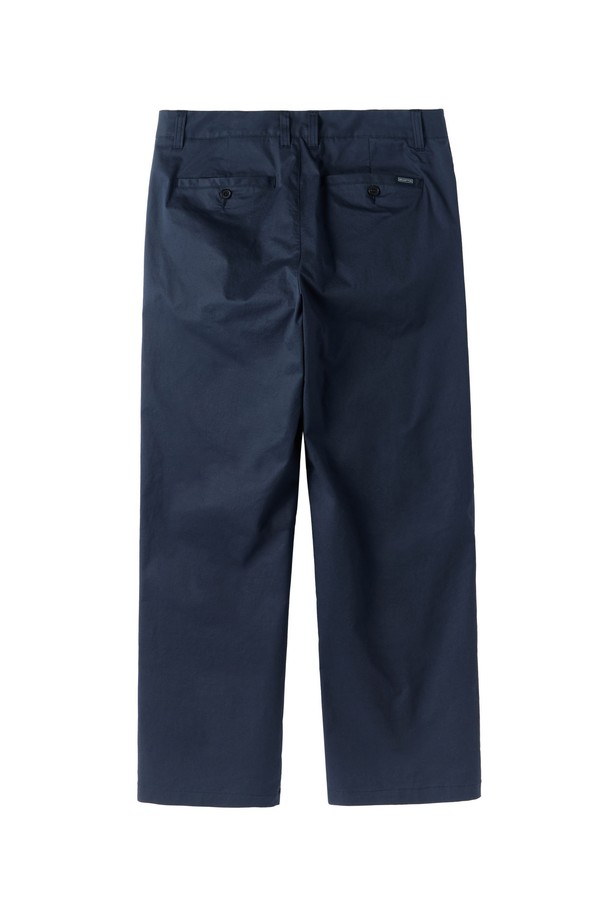 BROMPTON LONDON - 캐주얼팬츠 - SUMMER COTTON BASIC TROUSERS - NAVY (P252MPT430)