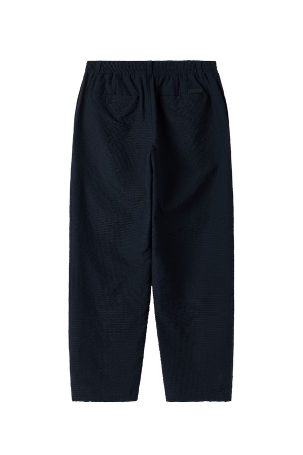 BROMPTON LONDON - 캐주얼팬츠 - SEERSUCKER SET TROUSERS - D/NAVY (P252MPT485)