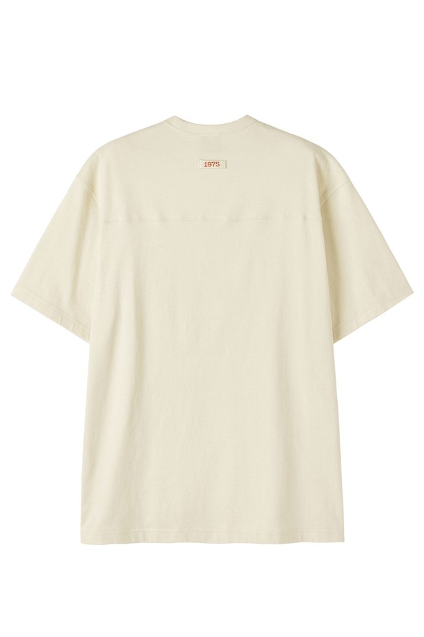 BROMPTON LONDON - 반팔티셔츠 - 1975 PIGMENT HALF SLEEVE T-SHIRT - IVORY (P252UTS430)