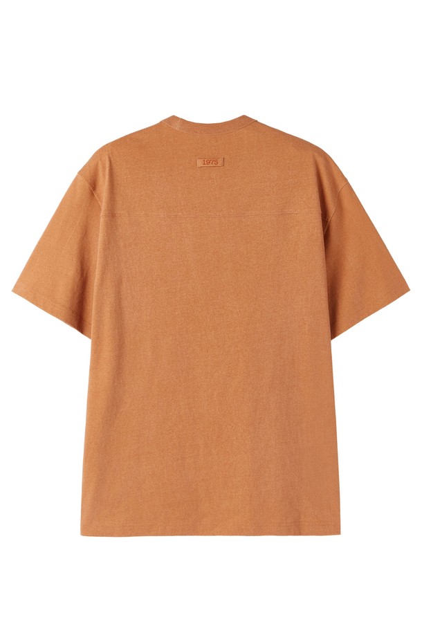 BROMPTON LONDON - 반팔티셔츠 - 1975 PIGMENT HALF SLEEVE T-SHIRT - ORANGE (P252UTS430)