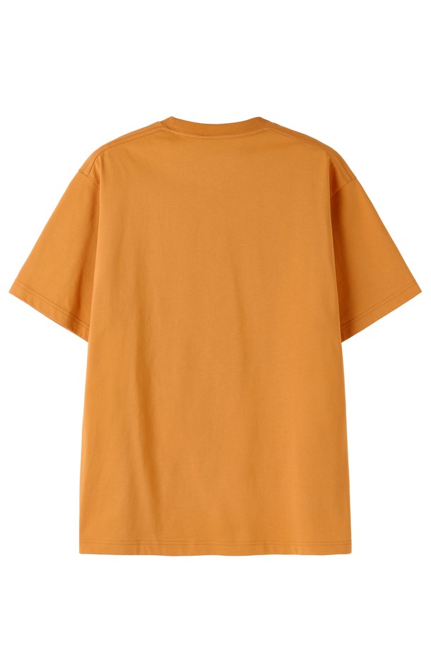 BROMPTON LONDON - 반팔티셔츠 - BASIC HALF SLEEVE T-SHIRT - ORANGE (P252UTS431)