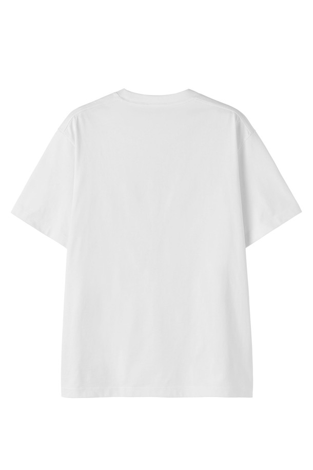 BROMPTON LONDON - 반팔티셔츠 - BASIC HALF SLEEVE T-SHIRT - WHITE (P252UTS431)