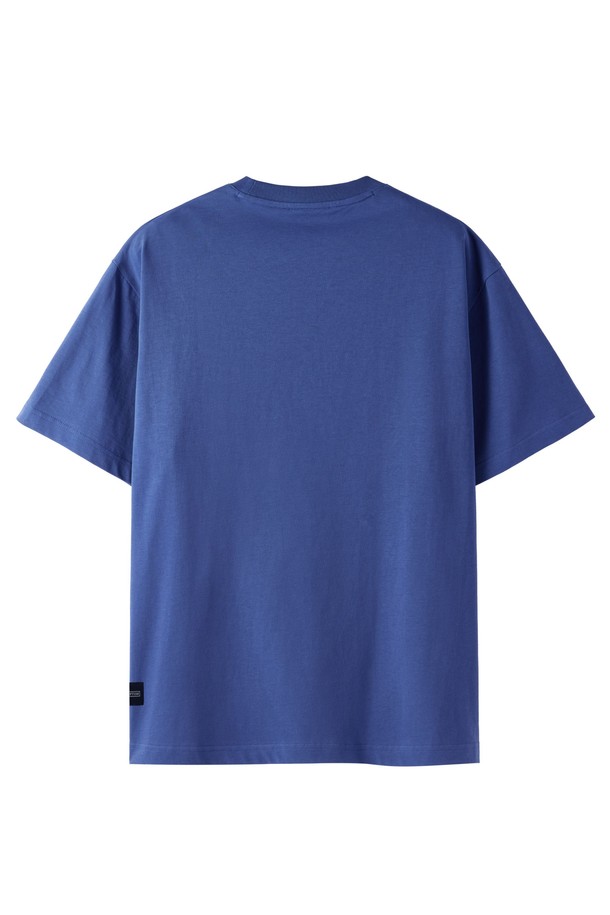 BROMPTON LONDON - 반팔티셔츠 - BROMPTON RIDER GRAPHIC T-SHIRT - BLUE (P252UTS436)