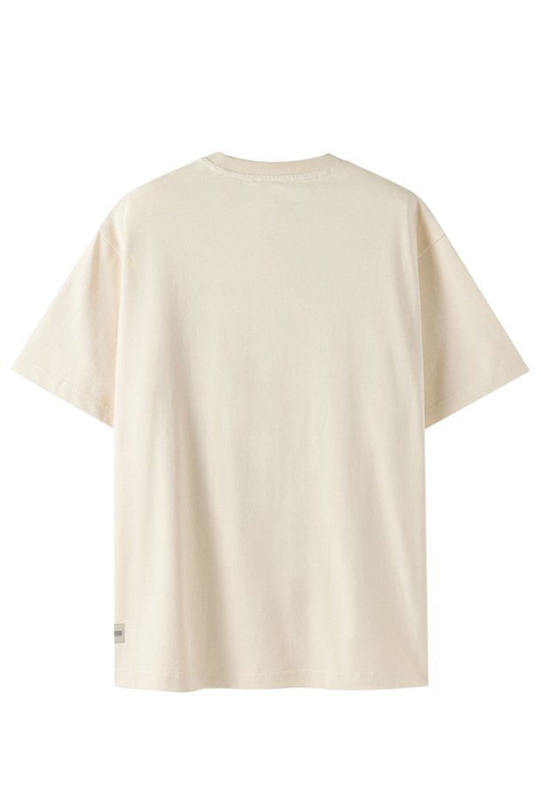 BROMPTON LONDON - 반팔티셔츠 - BROMPTON RIDER GRAPHIC T-SHIRT - L/BEIGE (P252UTS436)