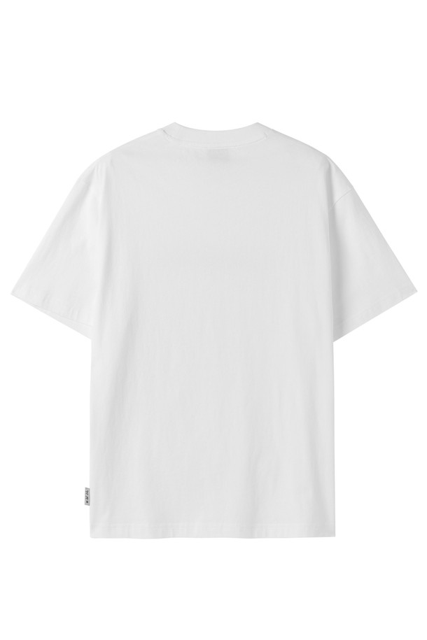 BROMPTON LONDON - 반팔티셔츠 - BROMPTON LOGO SHORT SLEEVE - WHITE (P252UTS450)