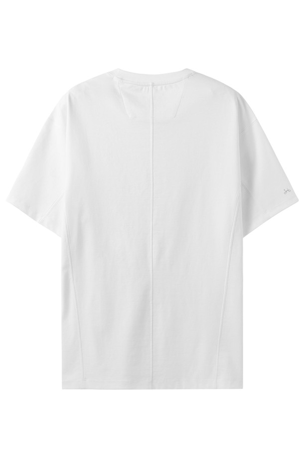 BROMPTON LONDON - 반팔티셔츠 - SUFIMA ROUND T-SHIRT - WHITE (P252MTS130)