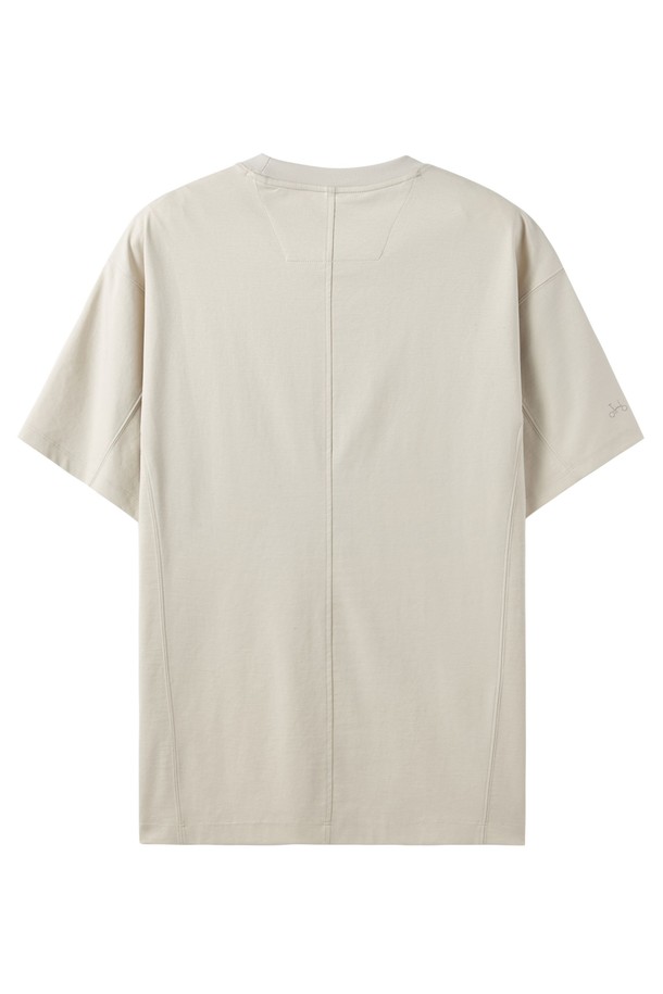 BROMPTON LONDON - 반팔티셔츠 - SUFIMA ROUND T-SHIRT - L/GREY (P252MTS130)