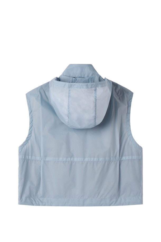 BROMPTON LONDON - 베스트 - W COOLWAVE CROPPED VEST - L/BLUE (P252WVT186)