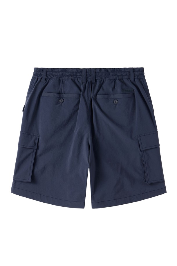 BROMPTON LONDON - 하프팬츠 - LIGHTWEIGHT NYLON SET SHORT - NAVY (P252UHP184)