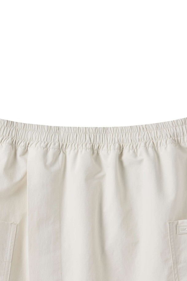 BROMPTON LONDON - 미디스커트 - W BANDING WRAP SKIRT - IVORY (P251WSK101)