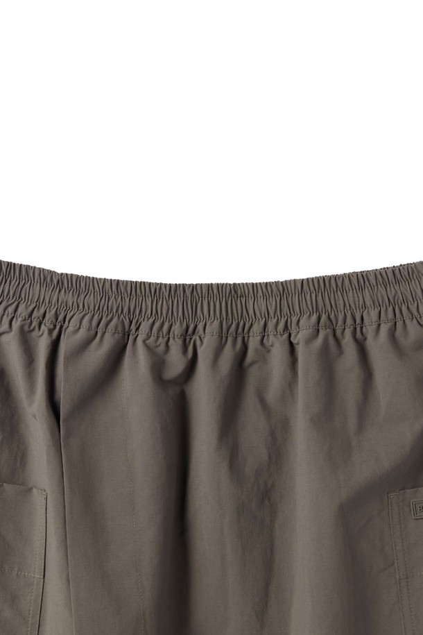 BROMPTON LONDON - 미디스커트 - W BANDING WRAP SKIRT - BROWN (P251WSK101)