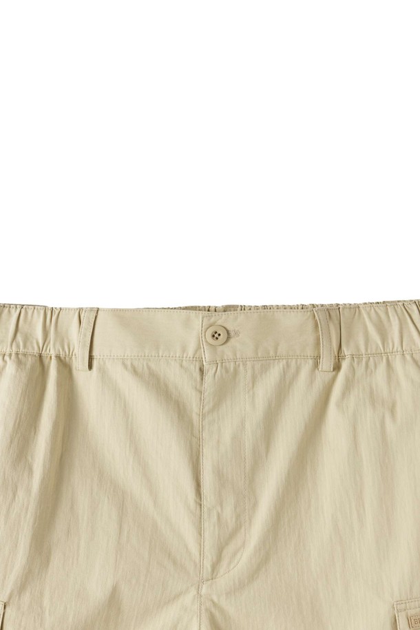 BROMPTON LONDON - 하프팬츠 - BRITISH CAMPER CARGO TROUSERS - BEIGE (P252UHP480)