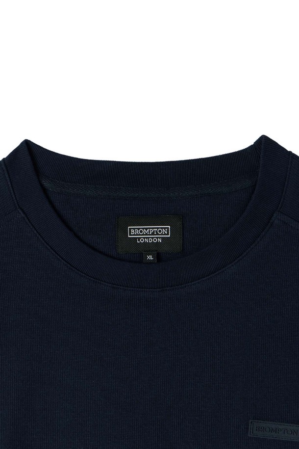 BROMPTON LONDON - 반팔티셔츠 - ROUND T-SHIRT - NAVY (P252MTS131)