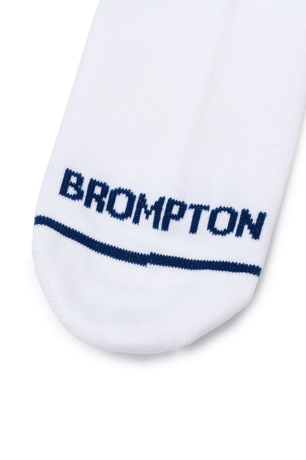 BROMPTON LONDON - 양말 - BORMPTON COOLMAX SOCKS - WHITE (P255ASO202)