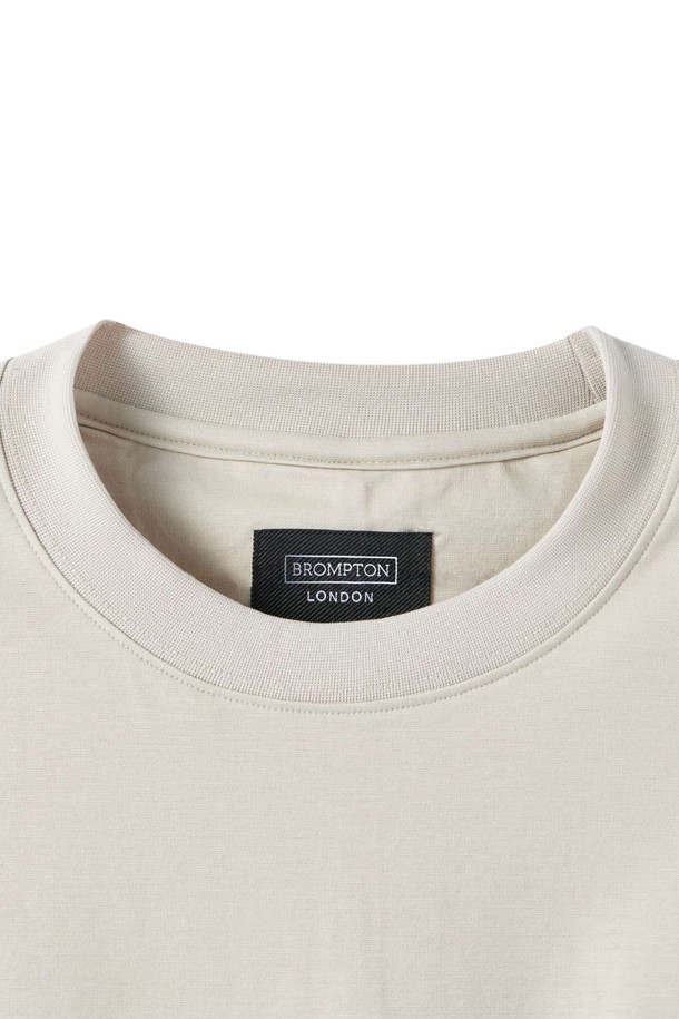 BROMPTON LONDON - 반팔티셔츠 - SUFIMA ROUND T-SHIRT - L/GREY (P252MTS130)