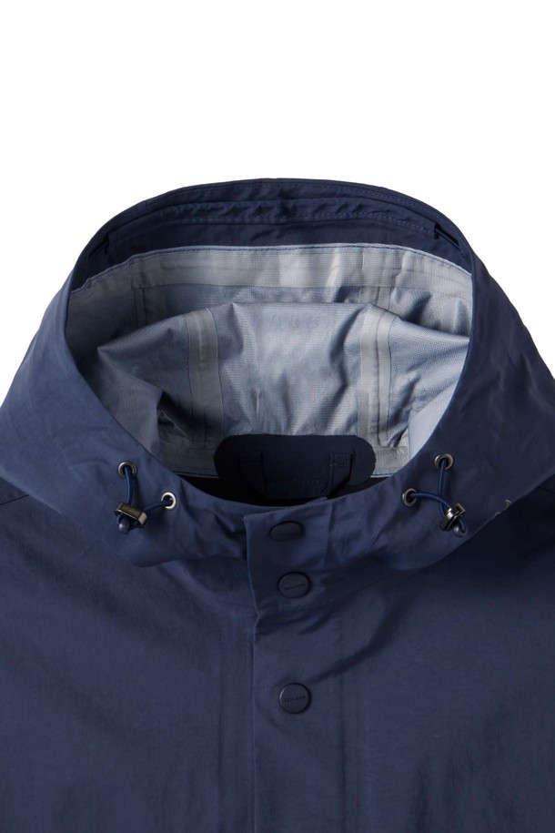 BROMPTON LONDON - 코트 - W PONCHO RAIN COAT - NAVY (P255WCT132)