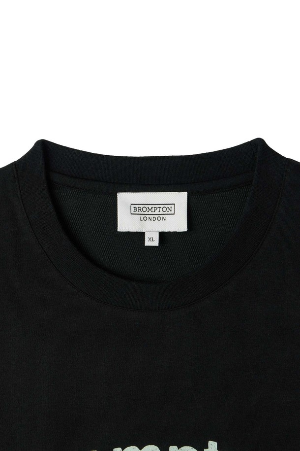 BROMPTON LONDON - 반팔티셔츠 - 1975 BICYCLE GRAPHIC T-SHIRT - BLACK (P252UTS438)