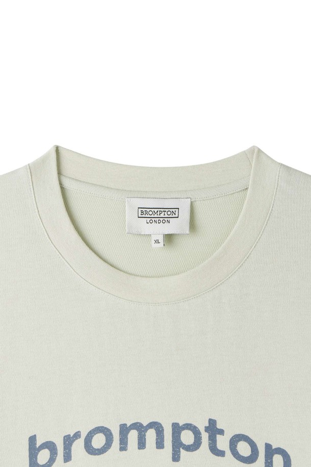 BROMPTON LONDON - 반팔티셔츠 - 1975 BICYCLE GRAPHIC T-SHIRT - LIGHT MINT (P252UTS438)