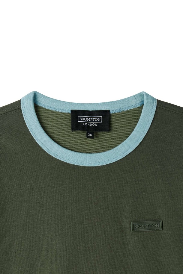 BROMPTON LONDON - 반소매 티셔츠 - W COOL-COTTON T-SHIRT - KHAKI (P252WTS132)