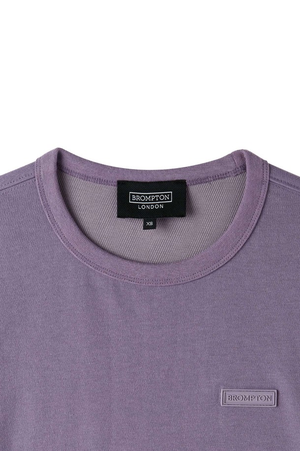 BROMPTON LONDON - 반소매 티셔츠 - W COOL-COTTON T-SHIRT - PURPLE (P252WTS132)