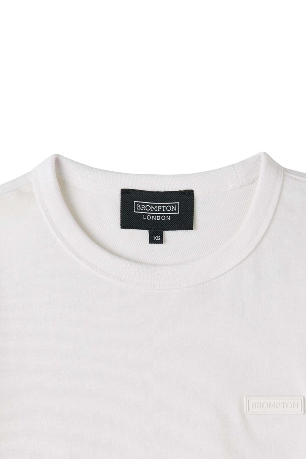 BROMPTON LONDON - 반소매 티셔츠 - W COOL-COTTON T-SHIRT - WHITE (P252WTS132)